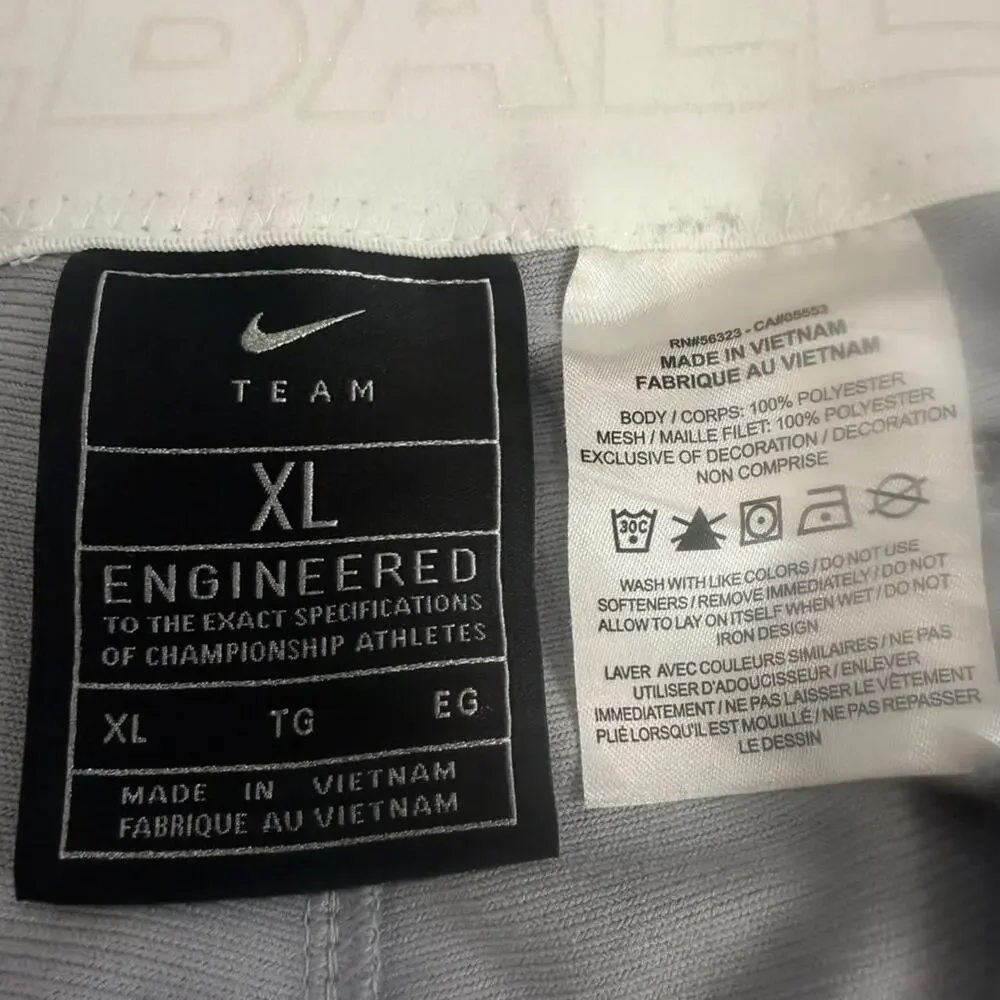 Nike Dri Fit Swingman Baseball Pants Men's Sz XL Gray Black Stripe Vented